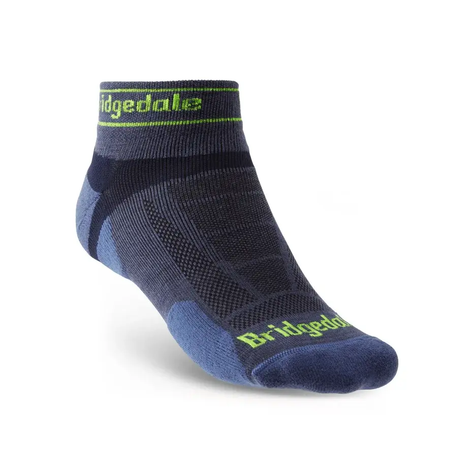 Bridgedale Pánske bežecké ponožky Bridgedale Trail Run UL T2 MS Low blue