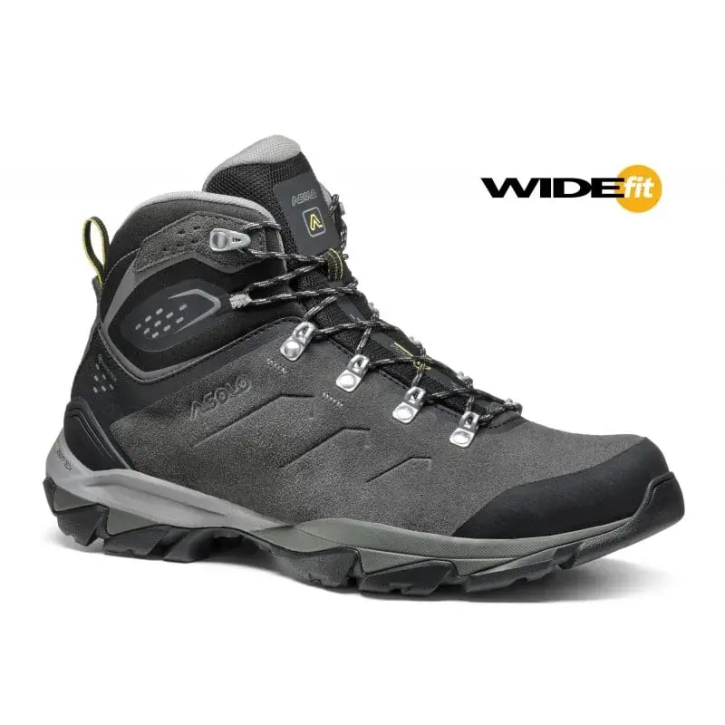 Asolo Pánske rozšírené topánky Asolo Acadia MID Lth GTX MW graphite/black