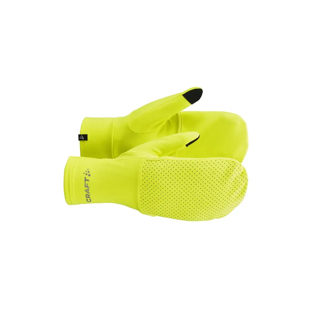 Craft Pánske rukavice Craft Lumen Fleece Hybrid 2 žltá