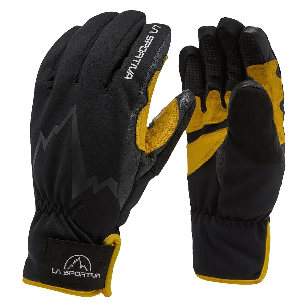 La Sportiva Pánske rukavice La Sportiva Ski Touring Gloves black/yellow