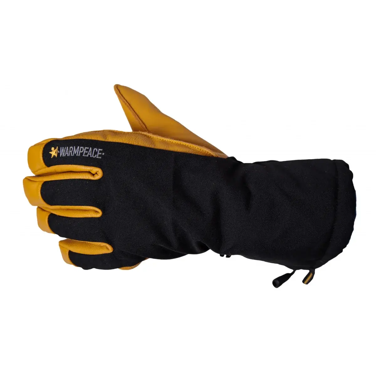 Warmpeace Pánske rukavice Warmpeace Grym black/brown