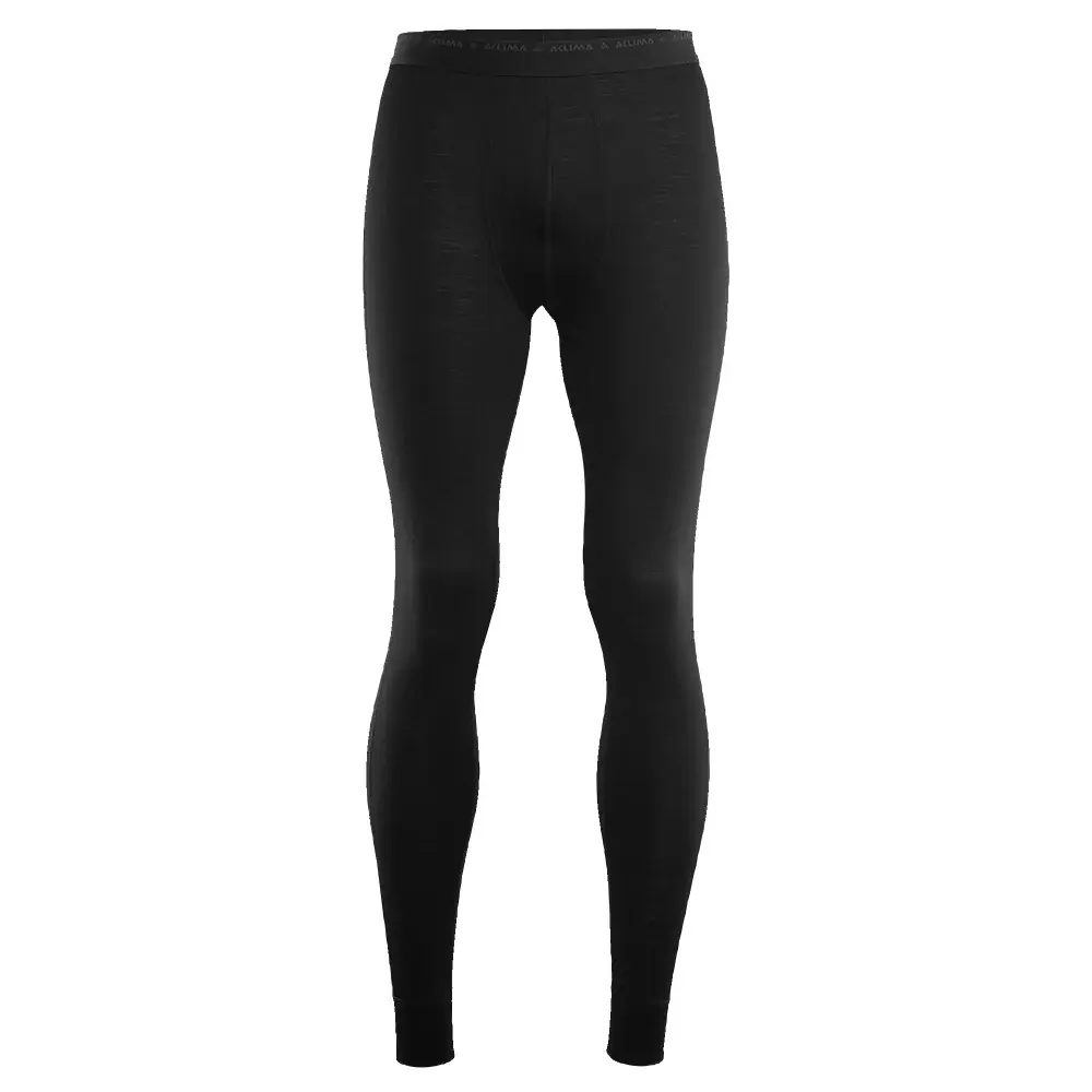 Aclima Pánske spodky Aclima LightWool Longs jet black