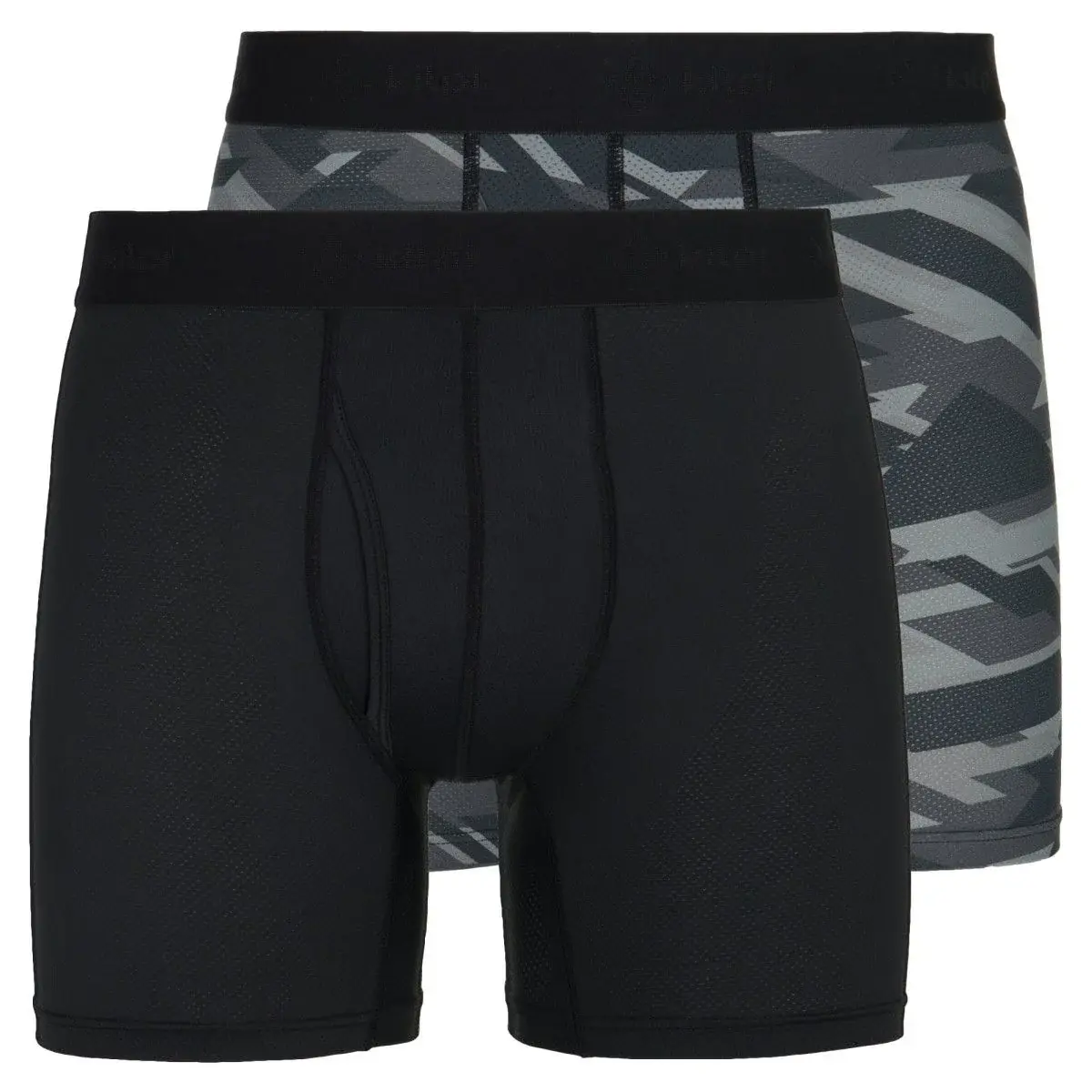 Kilpi Pánske technické boxerky Kilpi 2 pack Nett-U Čierna/Tmavo sivá