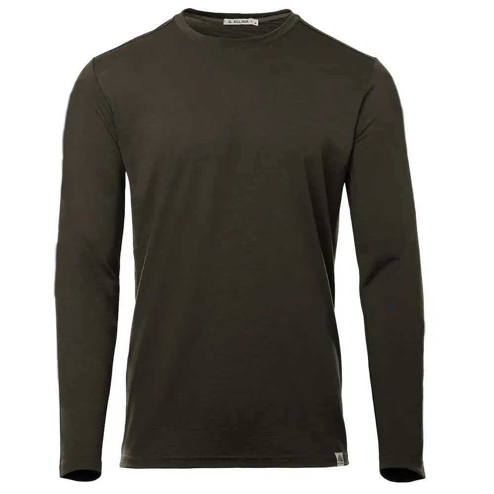 Aclima Pánske termotriko Aclima LightWool 180 Crewneck Men tarmac