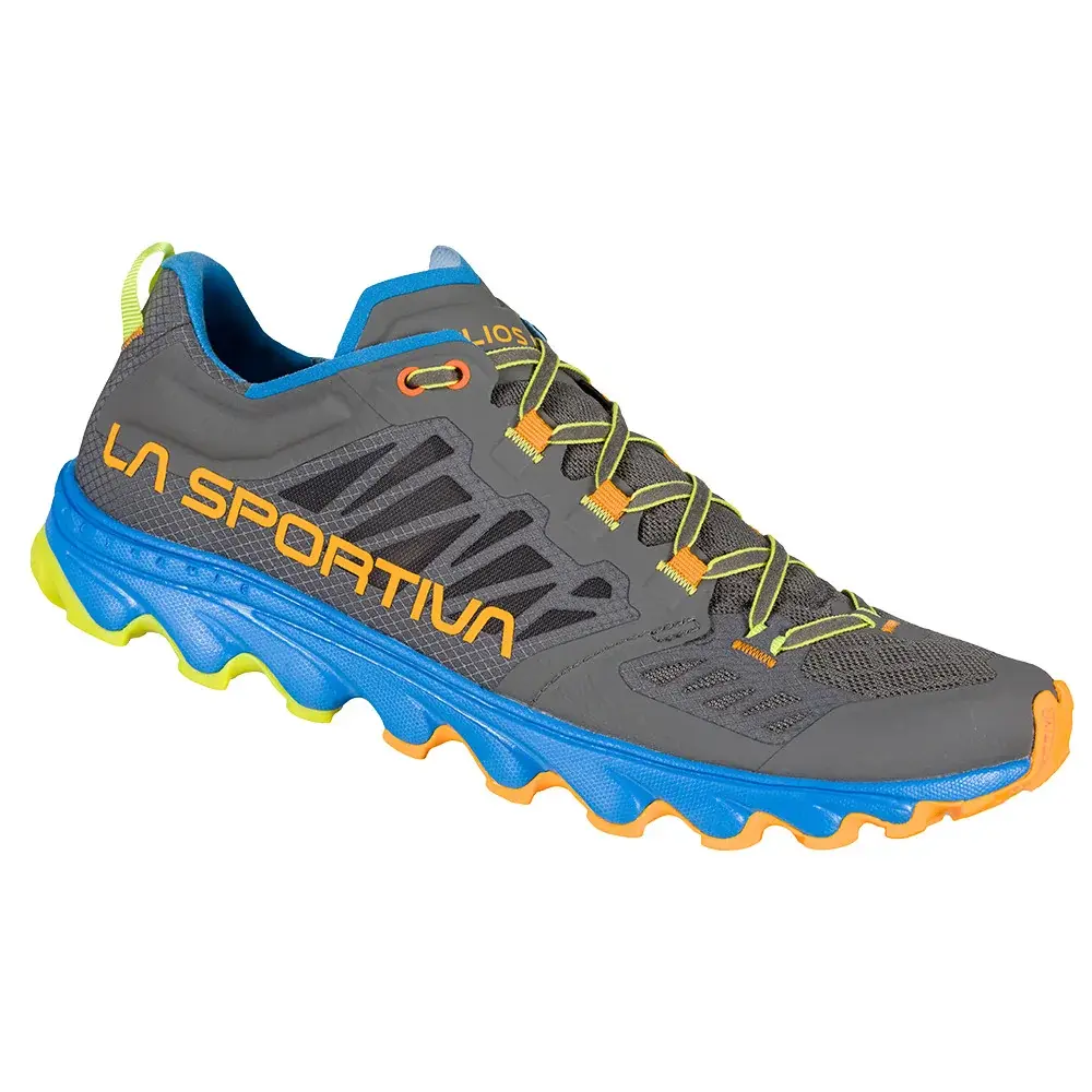 Pánske trailové topánky La Sportiva Helios III Metal/Electric blue