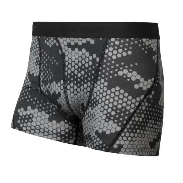 Sensor Pánske merino trenky Sensor Merino Impress čierna/honeycomb