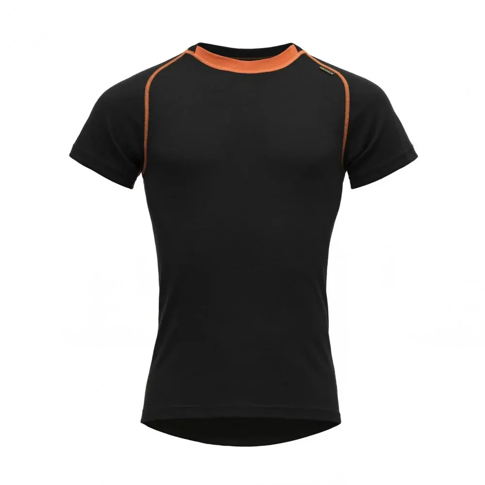 Devold Pánske funkčné tričko Devold Basic Man T-Shirt Black