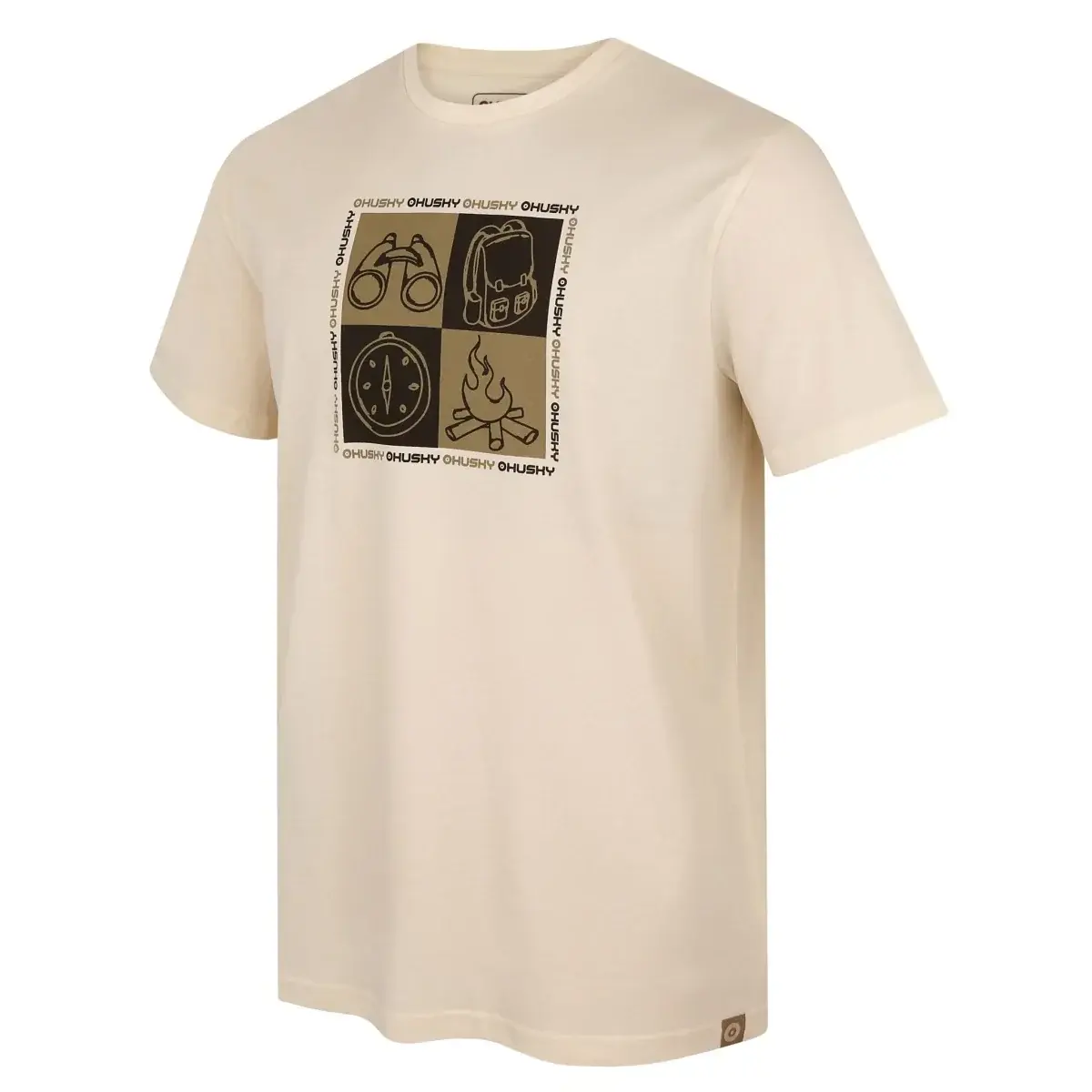 Husky Pánske tričko Husky Tee Square M beige