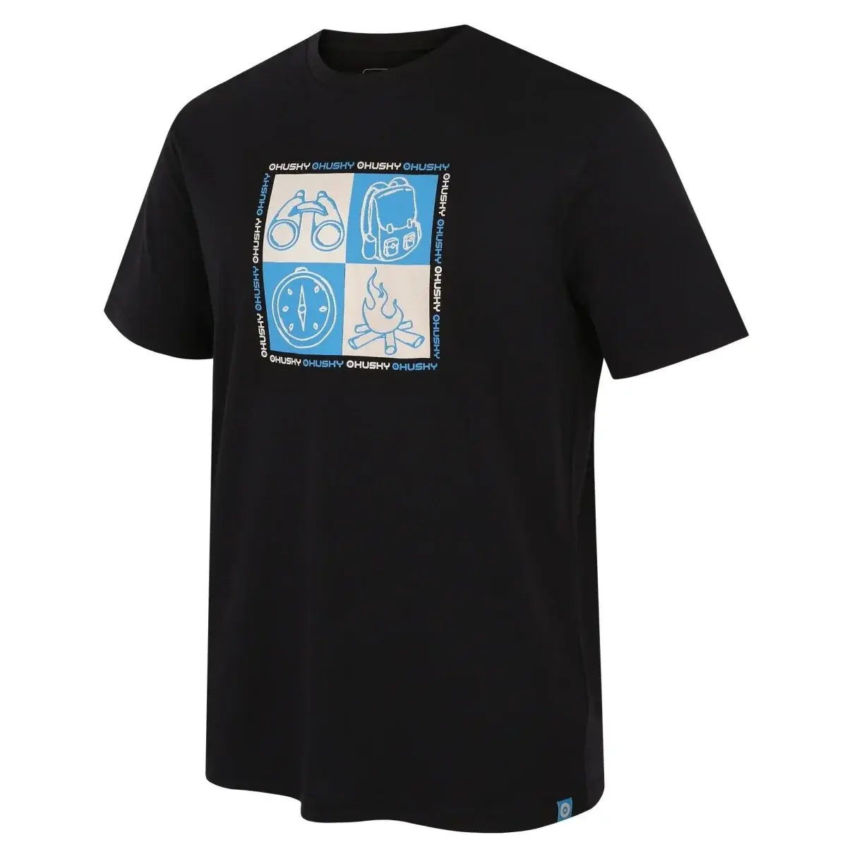 Husky Pánske tričko Husky Tee Square M black