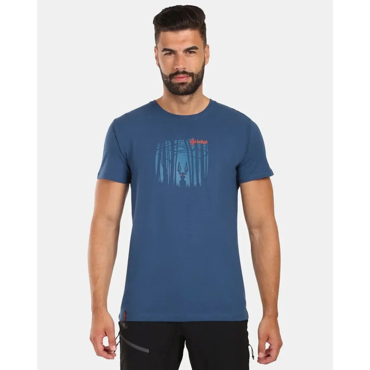 Kilpi Pánske tričko Kilpi DISCOVER-M tmavo modrá