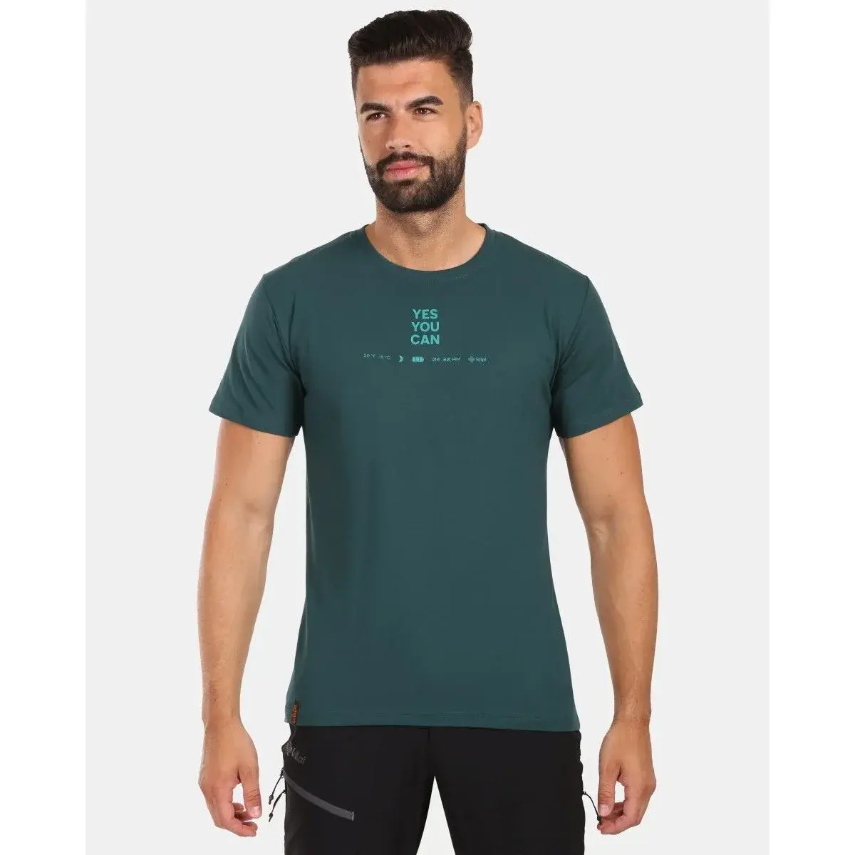 Pánske tričko Kilpi DISCOVER-M tmavo zelená