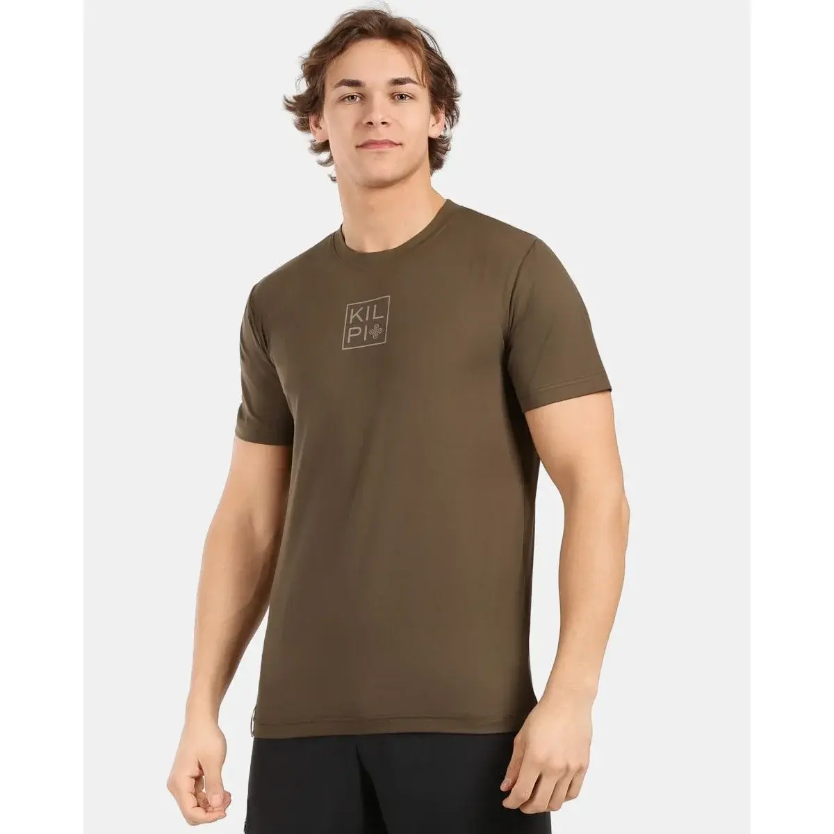 Kilpi Pánske tričko Kilpi LISMAIN-M khaki
