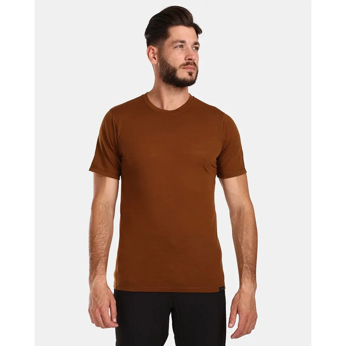 Kilpi Pánske merino tričko Kilpi Sloper-M BRN