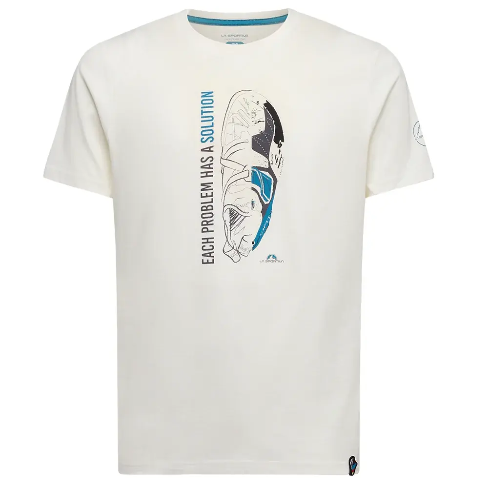 Pánske tričko La Sportiva Solution T-Shirt chalk/lake