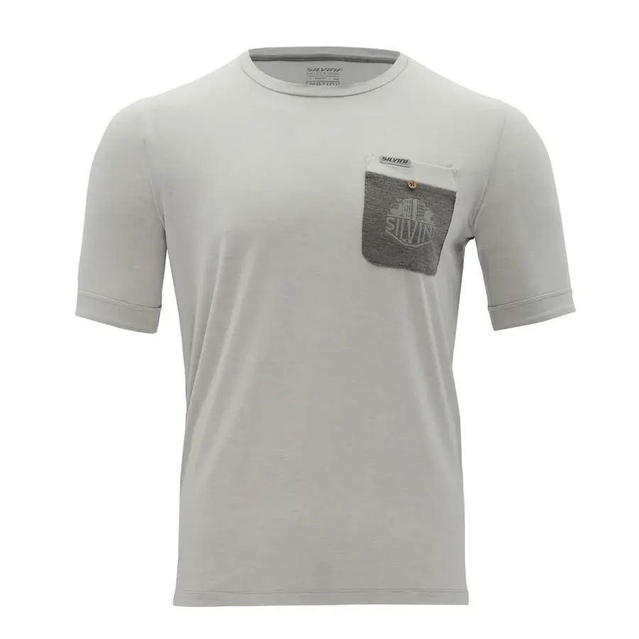 Pánske tričko Silvini Calvisio cloud-grey