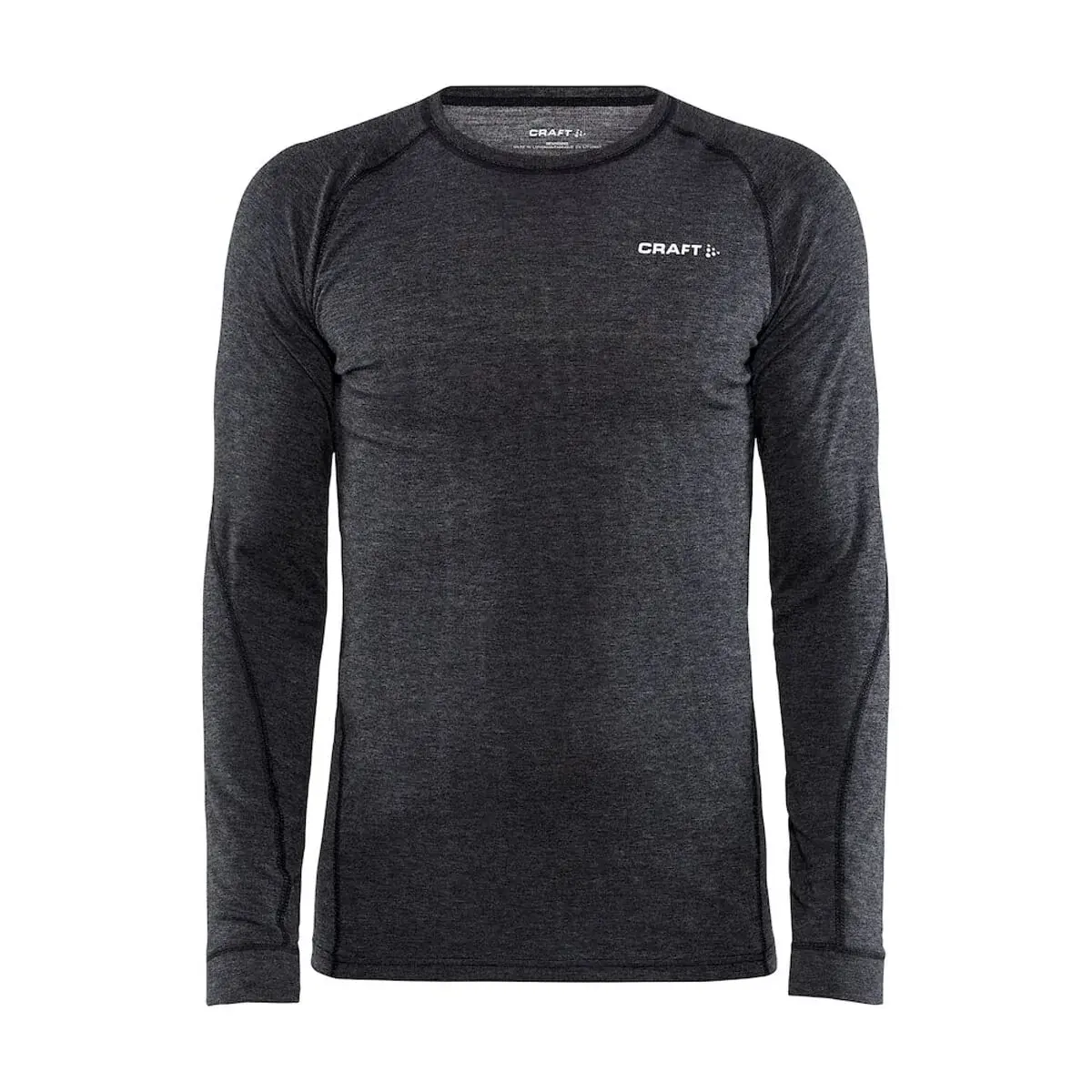 Craft Pánske tričko Craft Core Wool Merino LS čierna