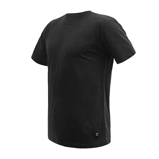 Pánske tričko kr.rukáv Sensor MERINO CORDURA čierna