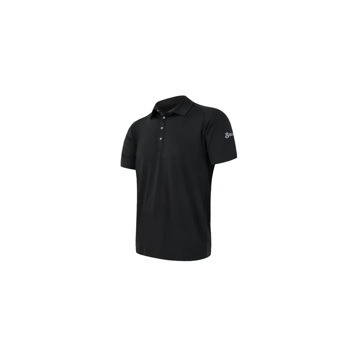 Sensor Pánske funkčné tričko Sensor Merino Active Polo kr.rukáv čierna
