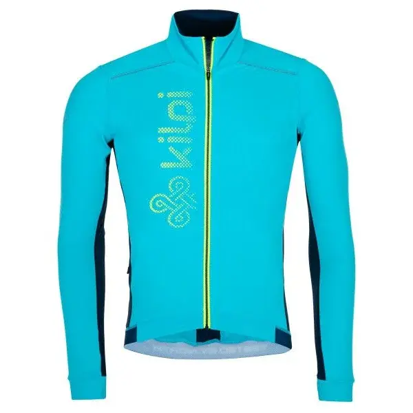Pánsky cyklistický dres s dlhým rukávom Kilpi CAMPOS-M BLU
