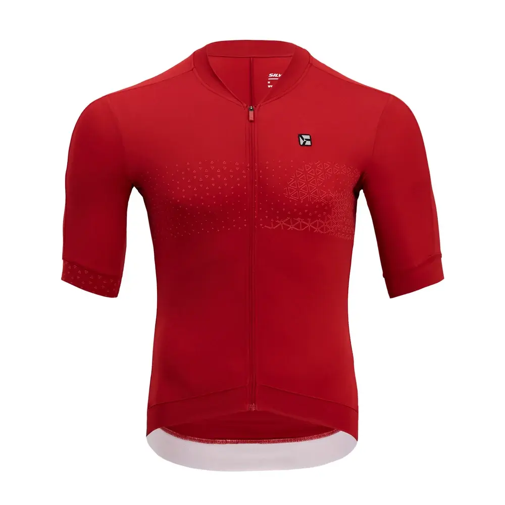 Pánsky cyklistický dres Silvini Ansino Merlot red