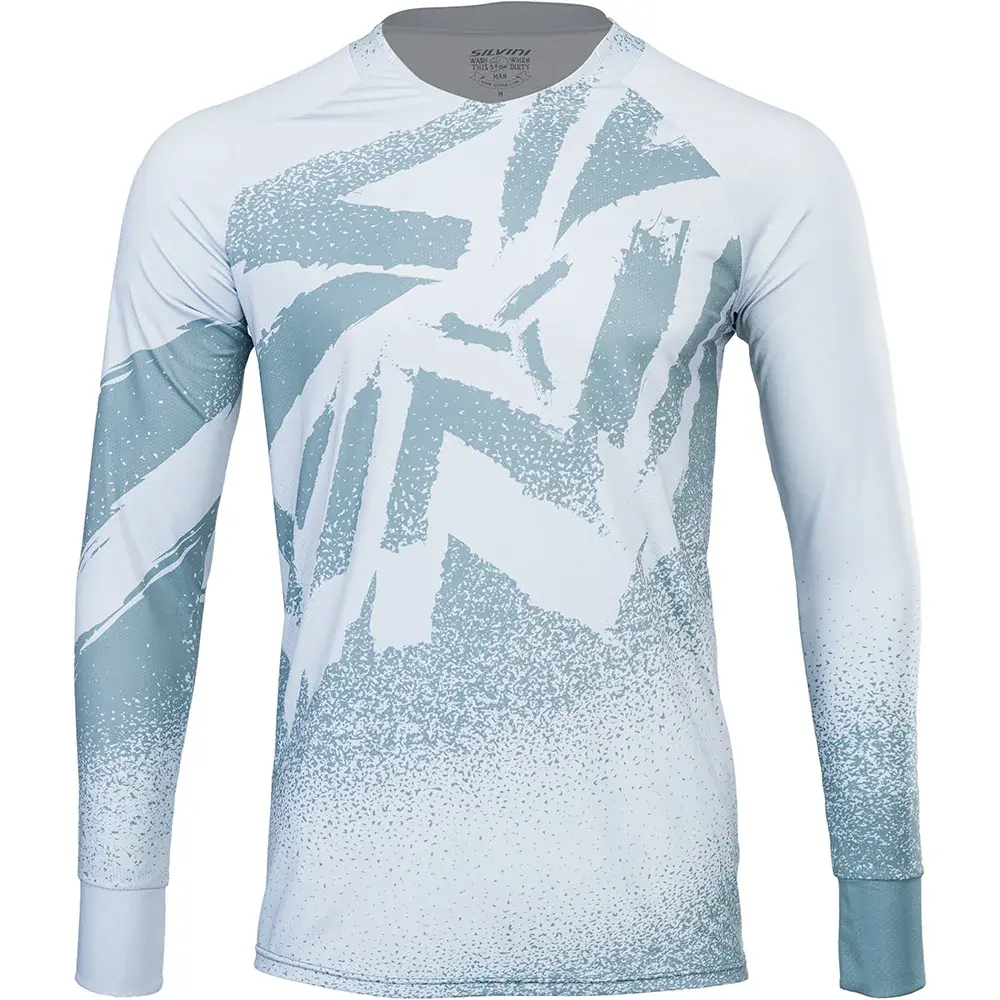 Pánsky cyklistický dres Silvini Cortino cloud-charcoal