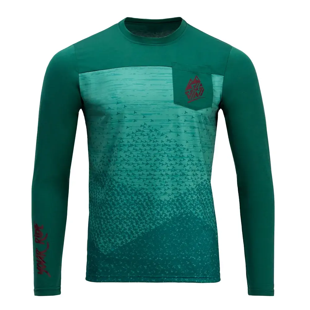 Pánsky cyklistický dres Silvini Ello Olive-ocean