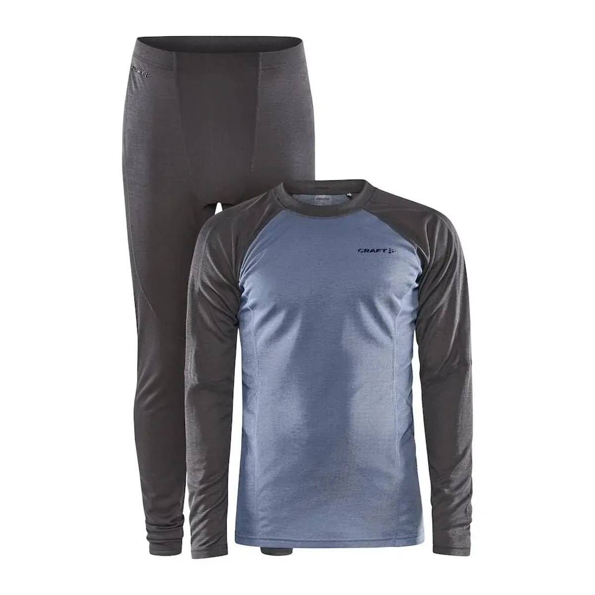 Pánsky funkčný set Craft Core Warm Baselayer Tmavo modrá s hnedou