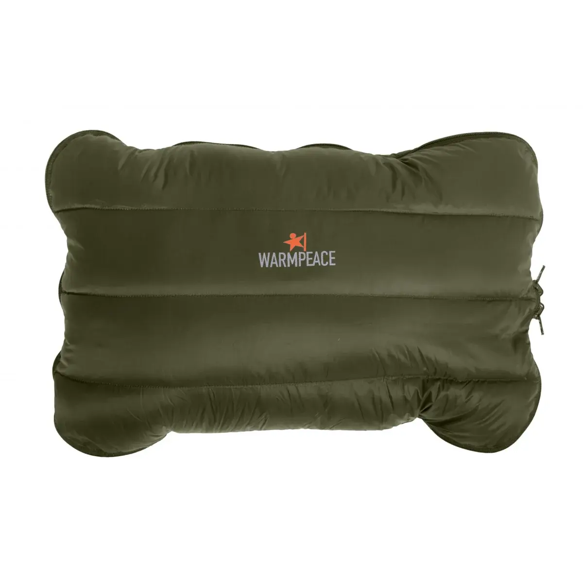 Warmpeace Páperový vankúšik Warmpeace Down Pillow Zippered olive