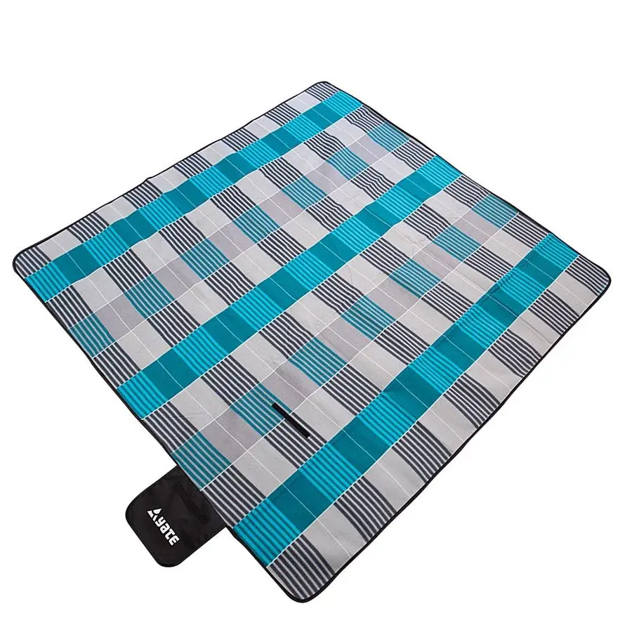 Yate Pikniková deka Yate fleece s PE fóliou 200 x 200 cm modrá
