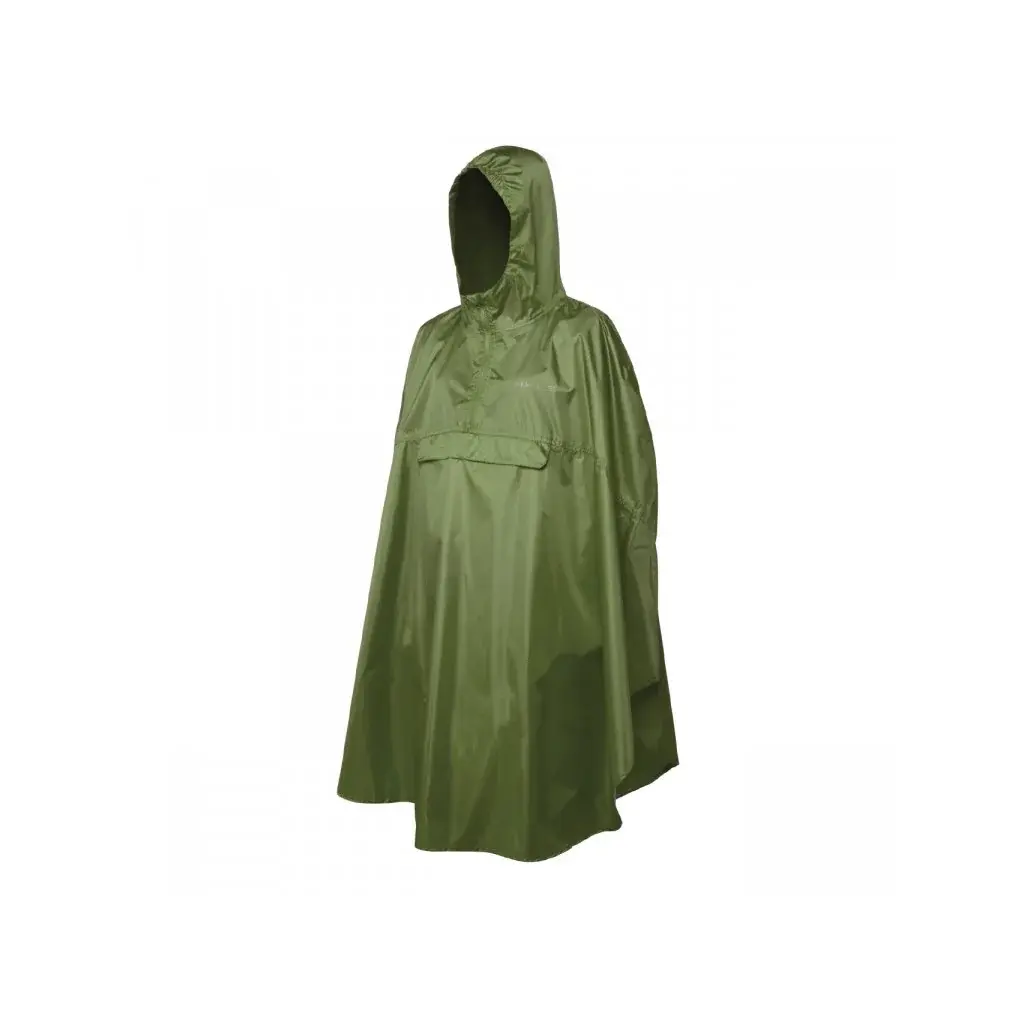 Trekmates Pláštenka Trekmates Rove Poncho zelená