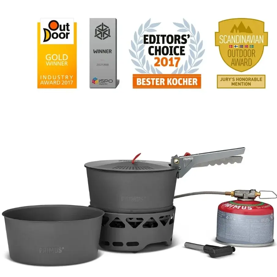 PRIMUS Plynový varič PRIMUS PrimeTech Stove Set II 1.3L tmavo sivá 1,3L