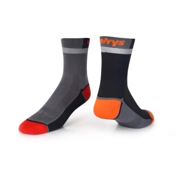Vavrys Ponožky Vavrys Trek Cyklo 2-pack sivá