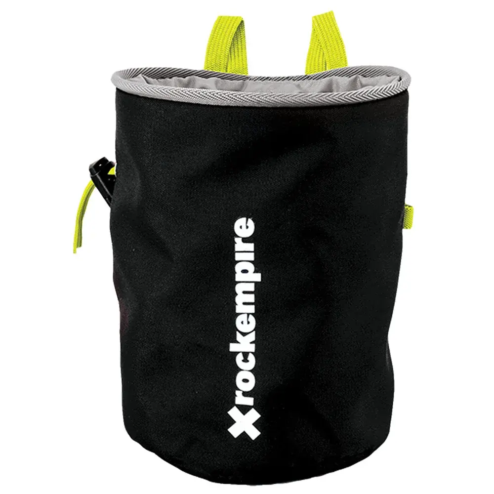 Rock Empire Vrecko na magnezium Rock Empire Chalk Bag Basic Black/lime