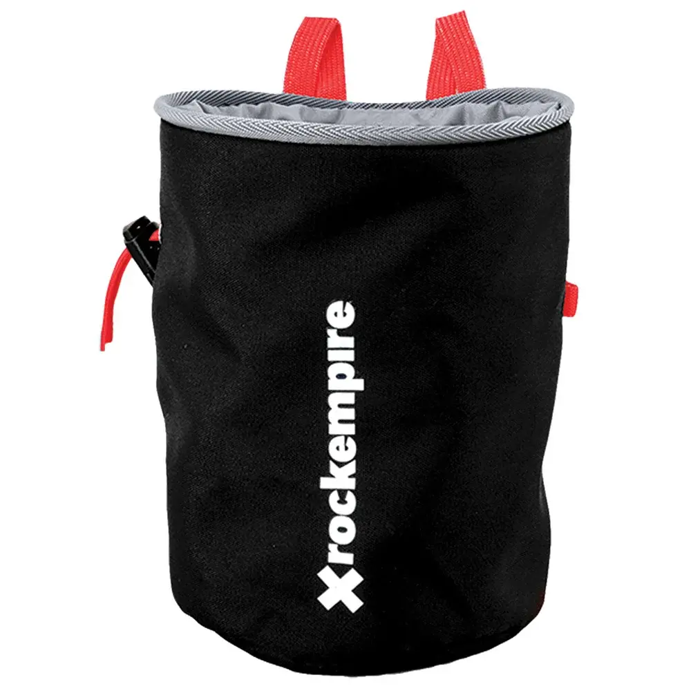 Rock Empire Vrecko na magnezium Rock Empire Chalk Bag Basic Black/red