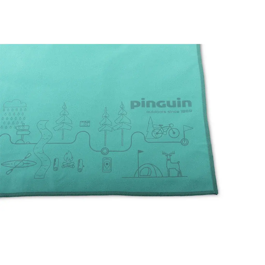 Pinguin Rýchloschnúci uterák Pinguin Micro Towel Map petrol