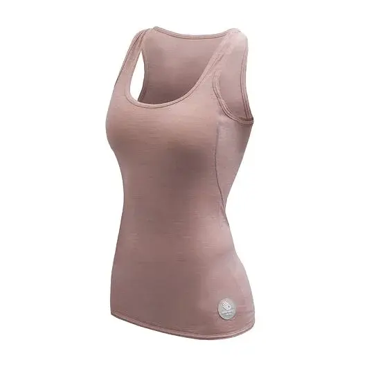 Sensor Dámske tričko Sensor Merino Air bez rukávu dusty pink