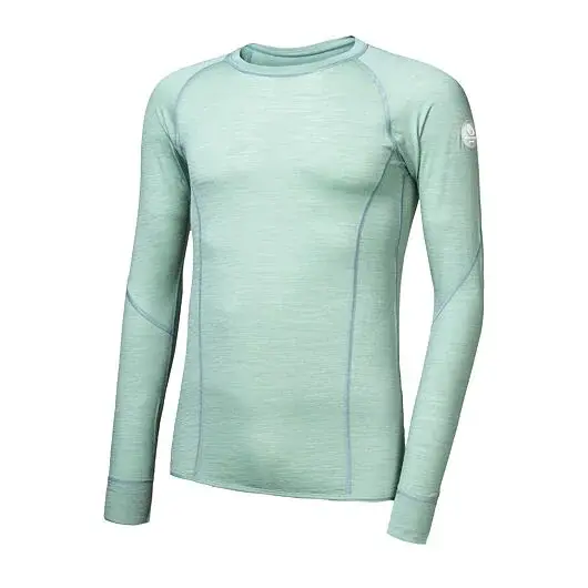 Sensor Pánske tričko Sensor Merino Air dl.rukáv basil green
