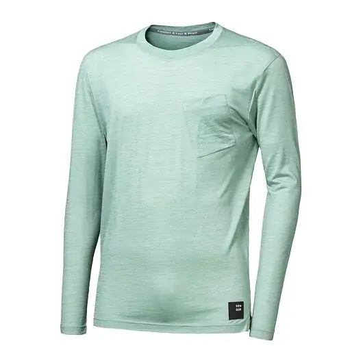 Sensor Pánske tričko Sensor Merino Air traveller dl.rukáv basil green