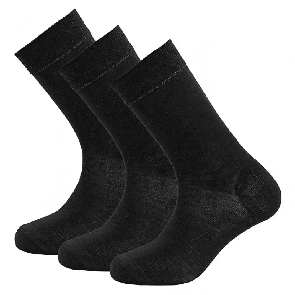 Devold Set vlnených ponožiek Devold Daily merino Light Sock 3Pack black