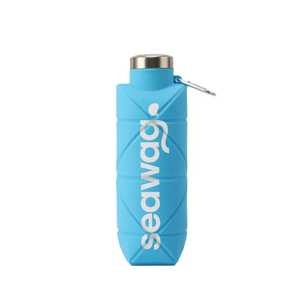 Silikónová skladacia fľaša 700ml SEAWAG blue