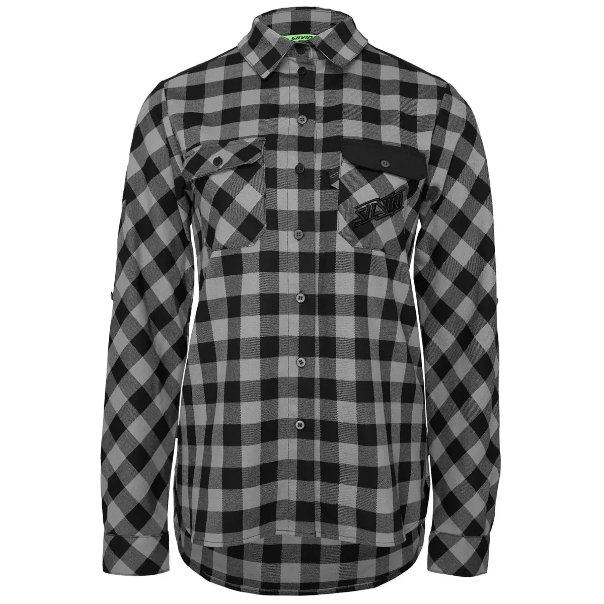 Dámska košeľa Silvini WJ2132 Briona grey-black