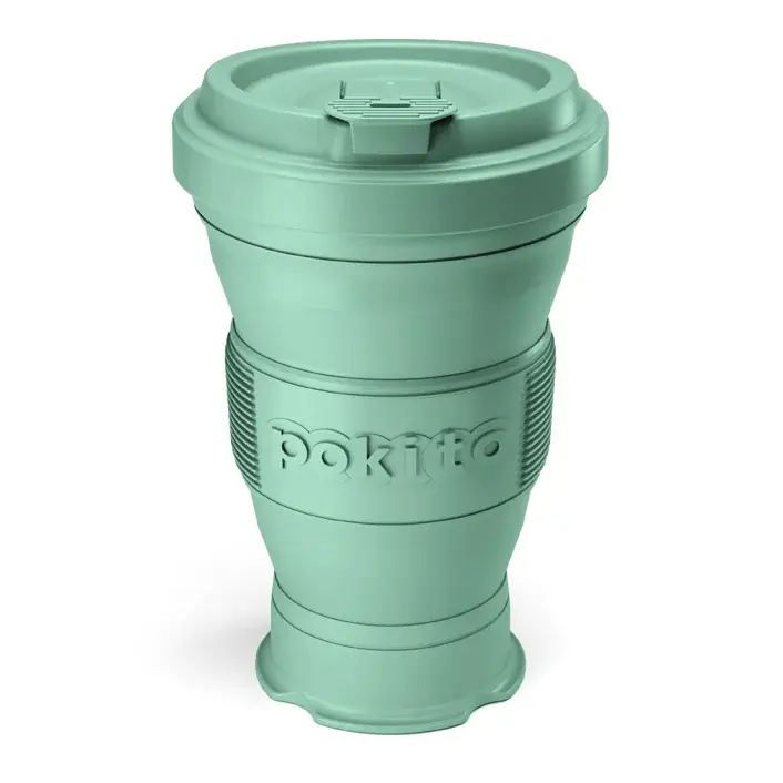 Pokito Skladacia šálka Pokito 3v1 475ml Mint green
