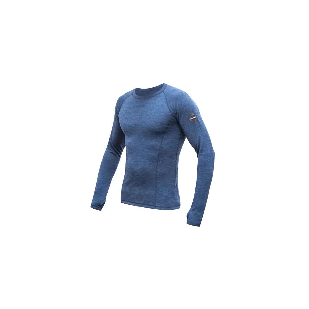 Sensor Tričko s dlhým rukávom Sensor Merino Bold cool blue