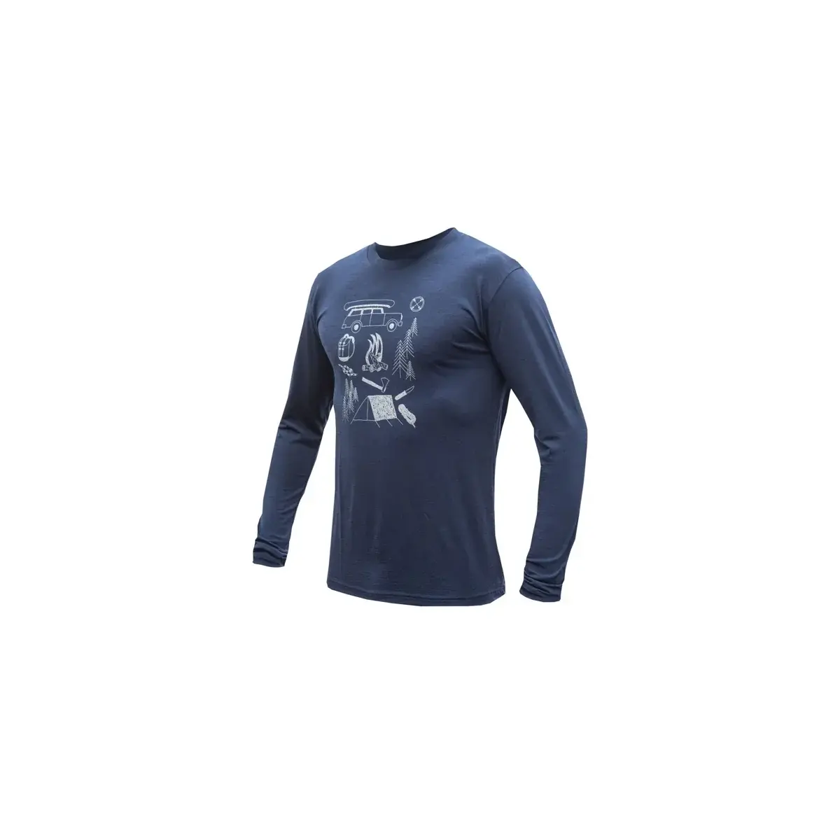 Sensor Tričko Sensor Merino Active Outside deep blue