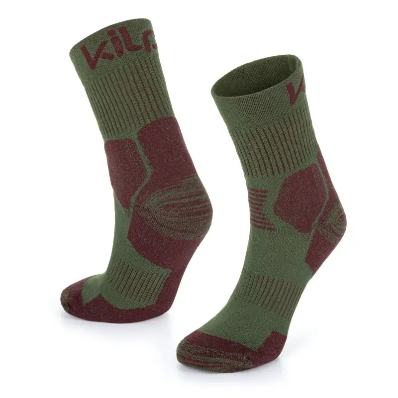 Kilpi Unisex bežecké ponožky Kilpi Ultra-U Khaki