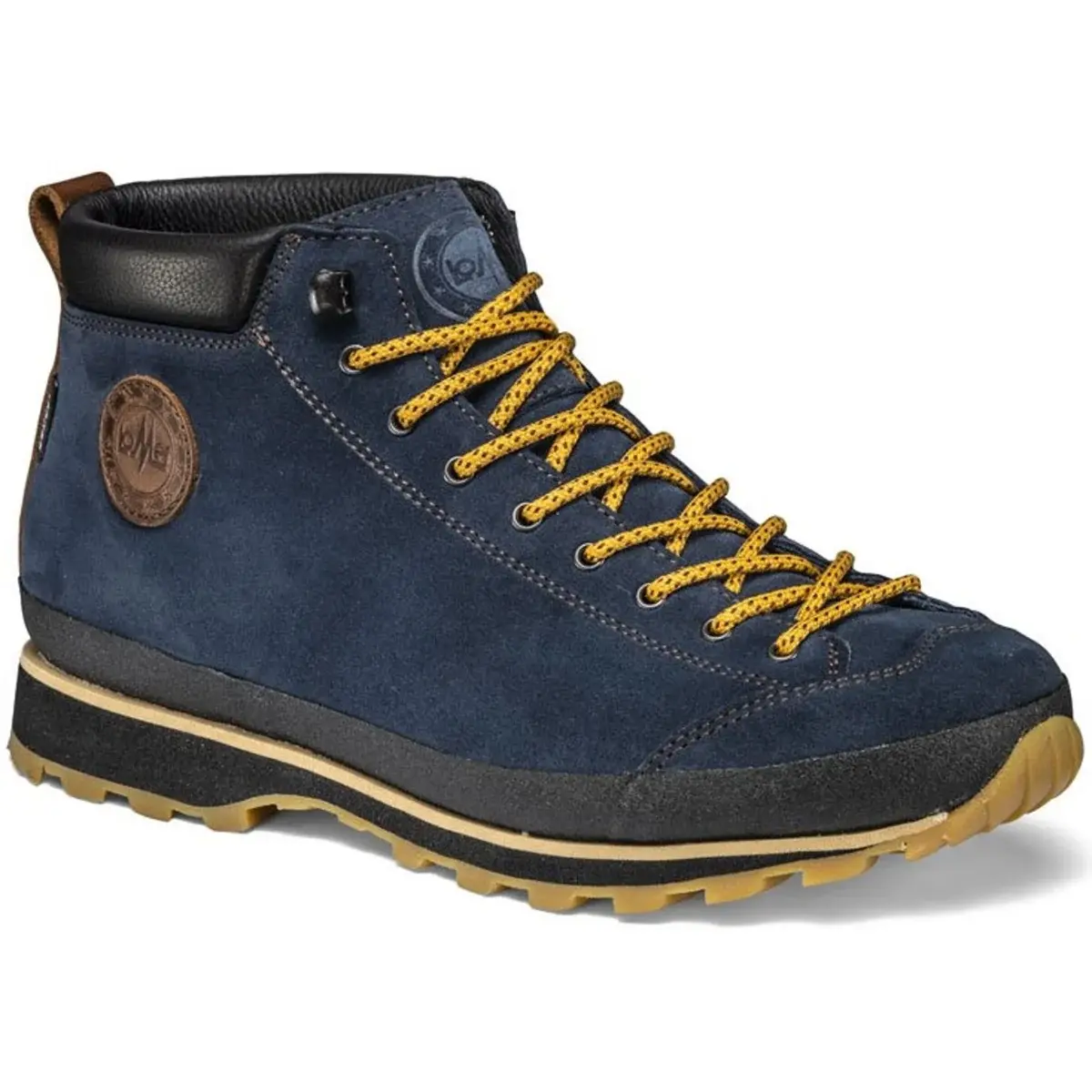 Lomer Unisex outdoorové topánky Lomer Bio Naturale Mid MTX Suede flag