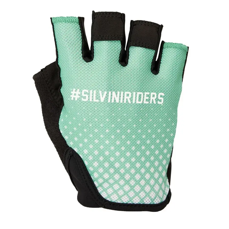 Silvini Unisex cyklistické rukavice Silvini Varena ocean-cloud