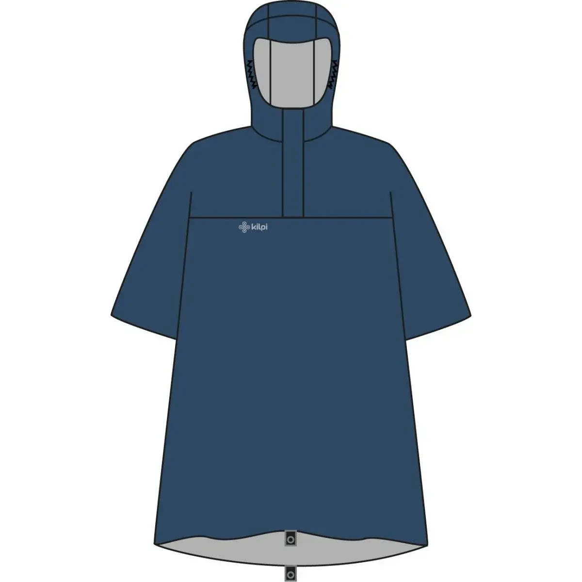Kilpi Unisex pláštenka Kilpi RAIT-U tmavo modrá