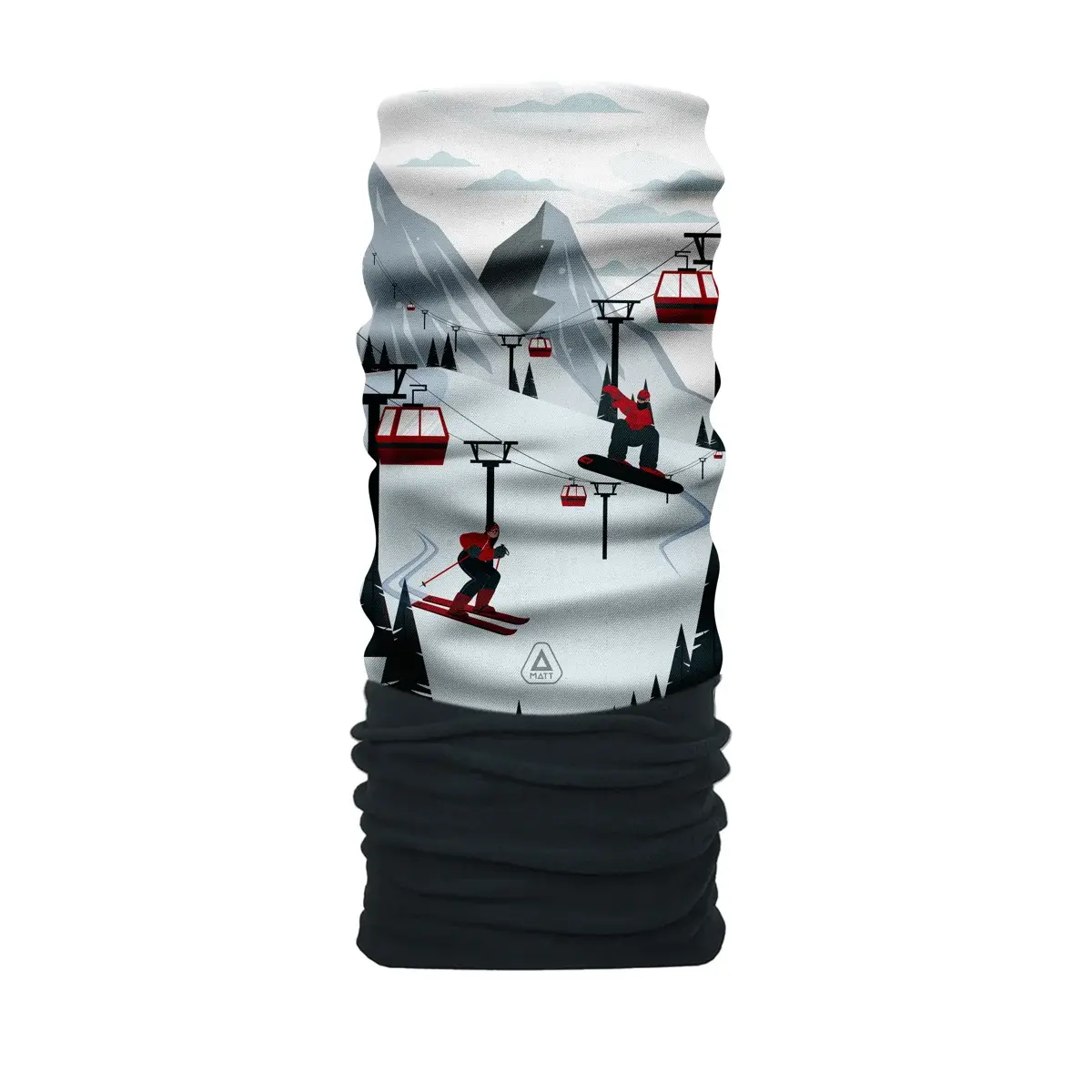 Univerzálna šatka MATT Scarf Coolmax Pol. Snowy