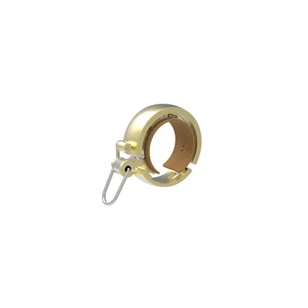 Zvonček na bicykel Knog Oi Luxe Large Brass